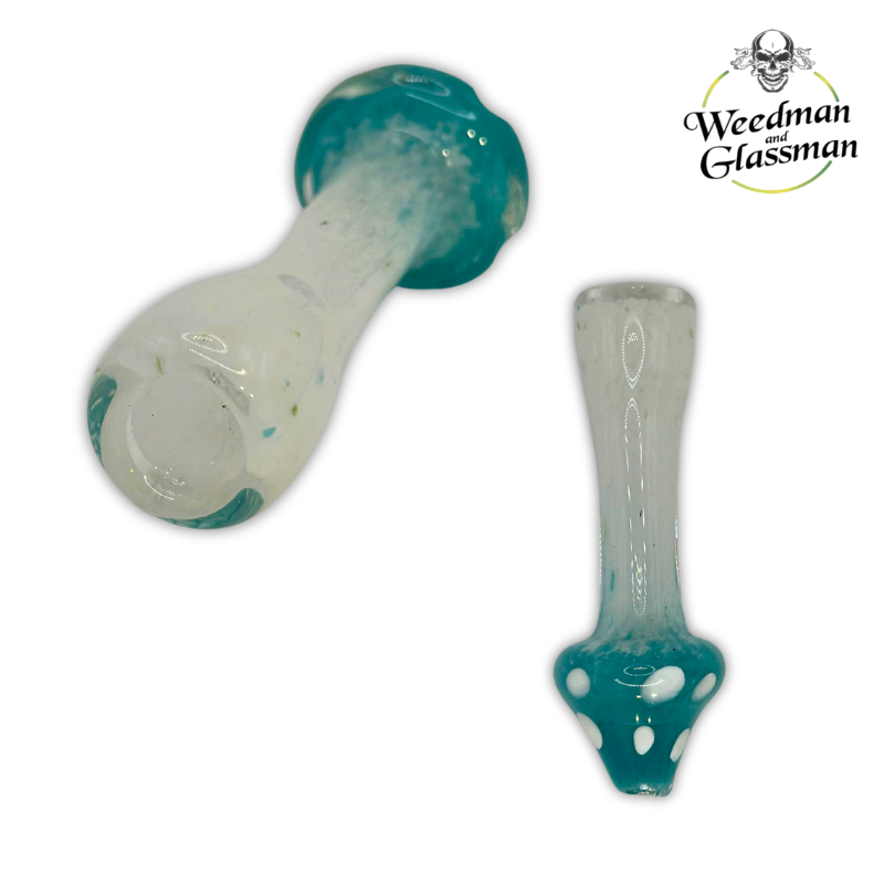Glass Mushroom One Hitters | 3 inch | 5 Pack