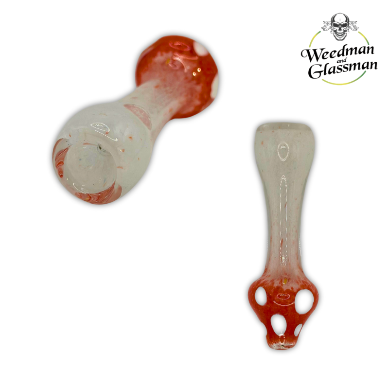 Glass Mushroom One Hitters | 3 inch | 5 Pack