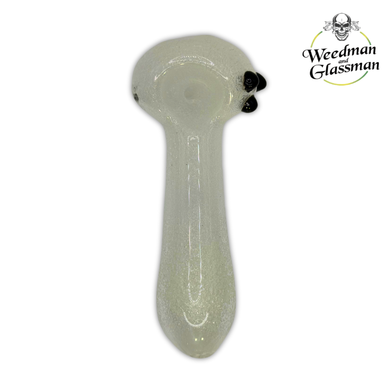 Glass Hand Pipe | Glow in the Dark | 4 inch