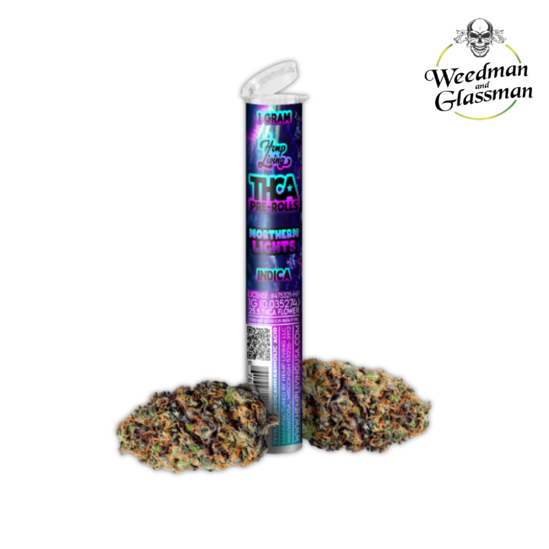 1g INDICA THCA Pre Rolls | Hemp Living