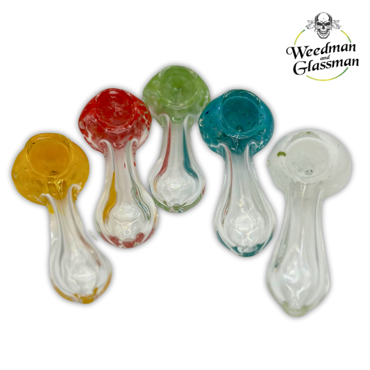 Head Frit Hand Pipe | 3 inch | 5 Piece Pack