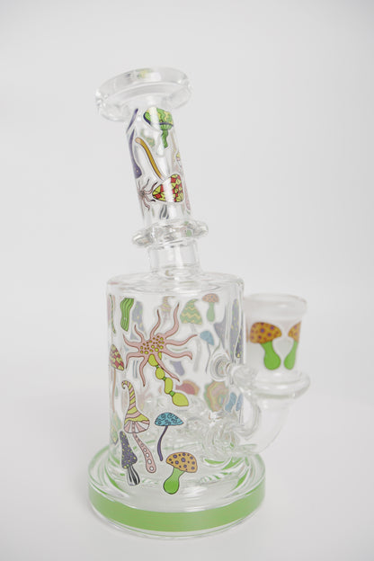 Glass Water Pipe | 5 Inch | Mushroom Design