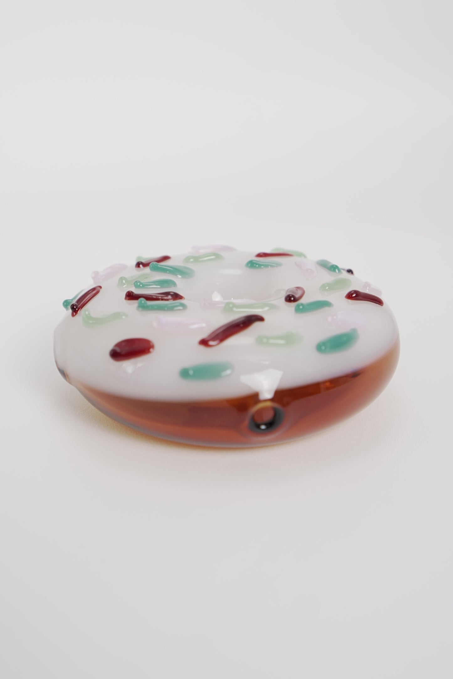 Glass Donut Hand Pipe | 3 Inch