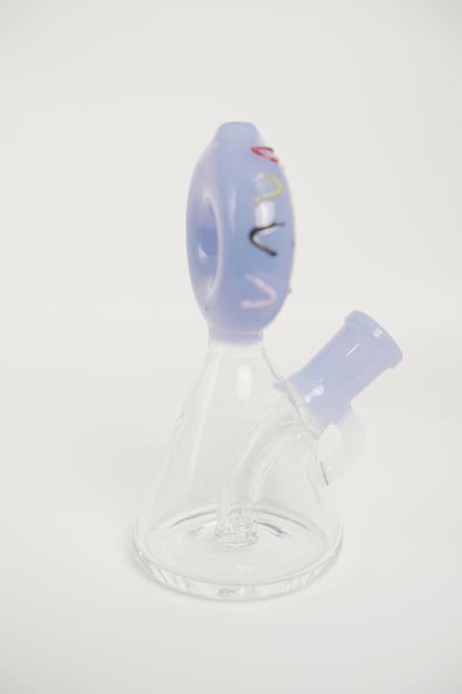 Glass Water Pipe | 5 Inch | Donut Beaker