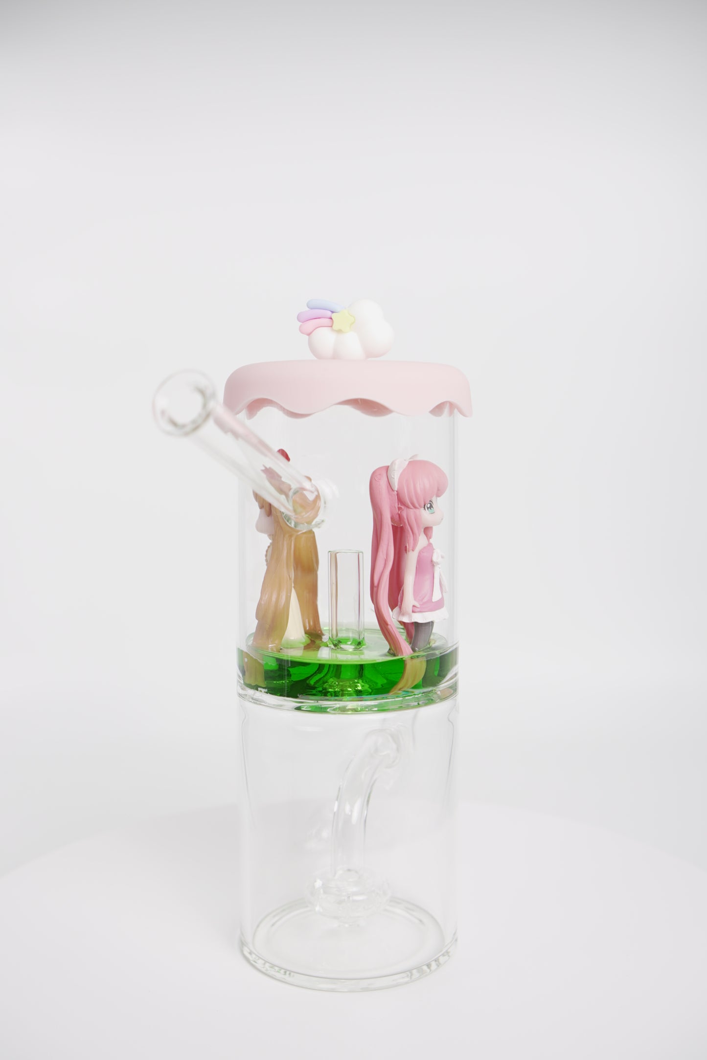 Glass Water Pipe | Anime Inspired Design | 11 inch