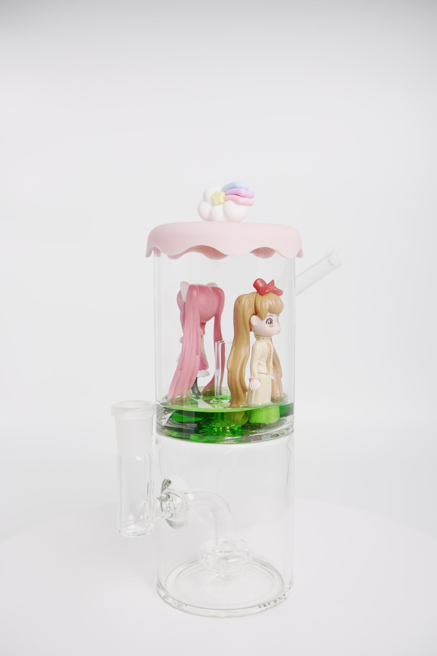 Glass Water Pipe | Anime Inspired Design | 11 inch