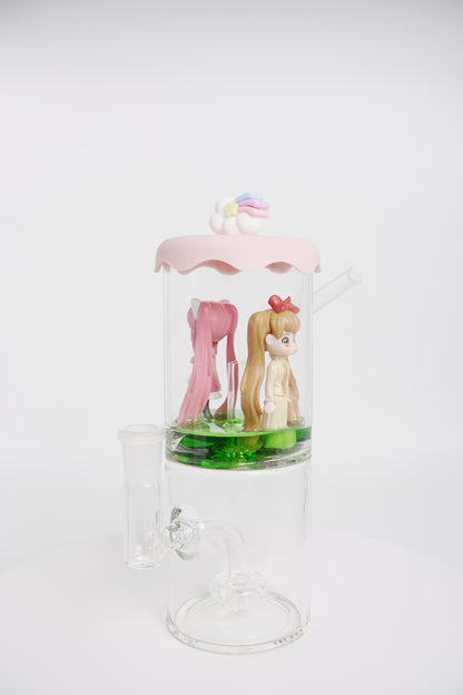 Glass Water Pipe | Anime Inspired Design | 11 inch