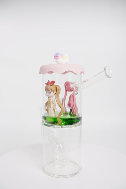 Glass Water Pipe | Anime Inspired Design | 11 inch