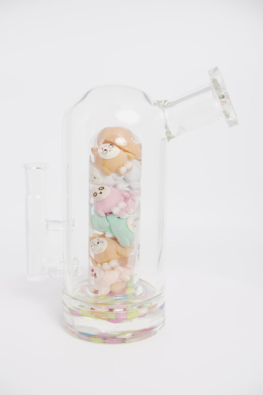 Glass Water Pipe | Resin Art | 10 Inch