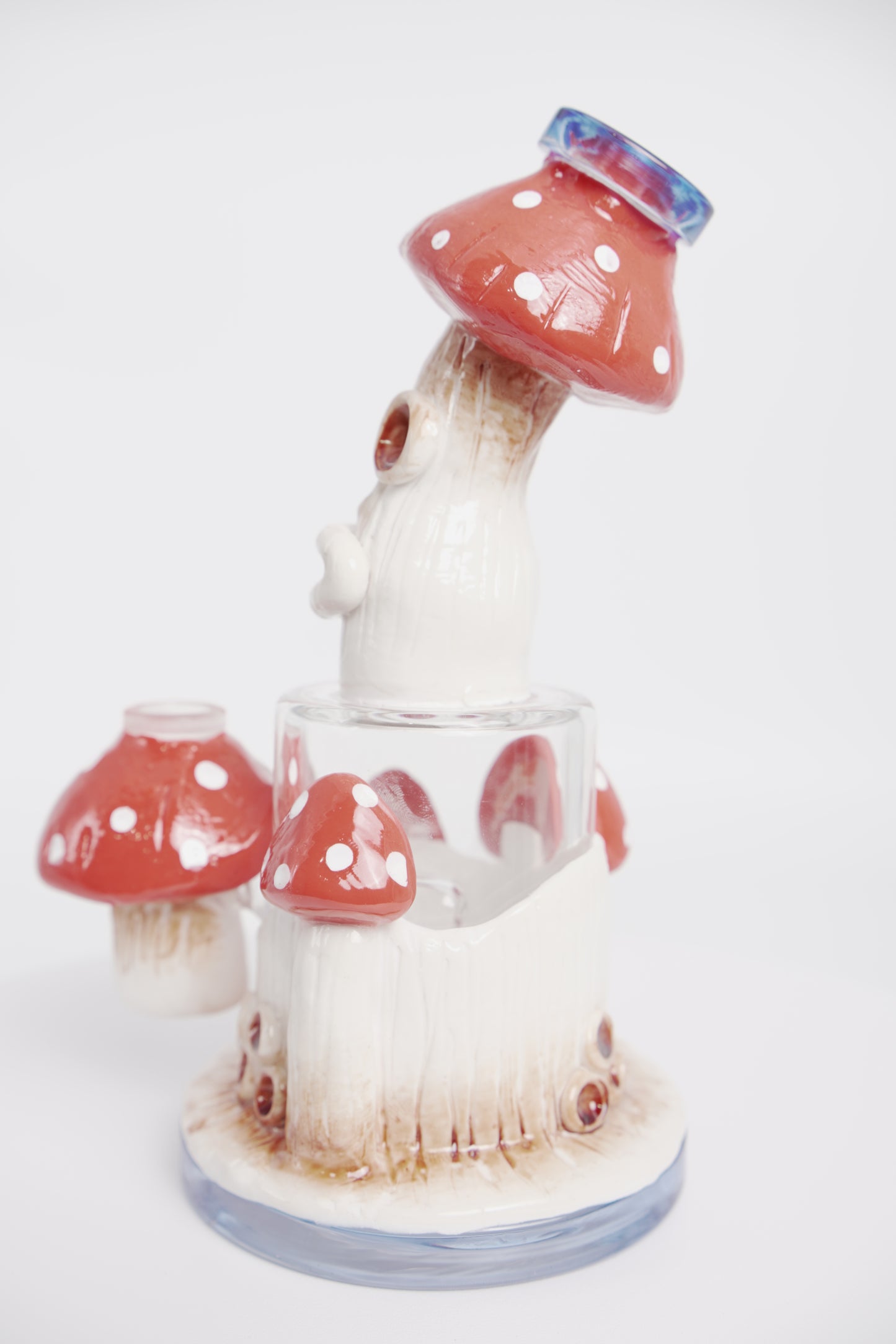 Water Pipe | Mushroom Skull Design | 6 Inch