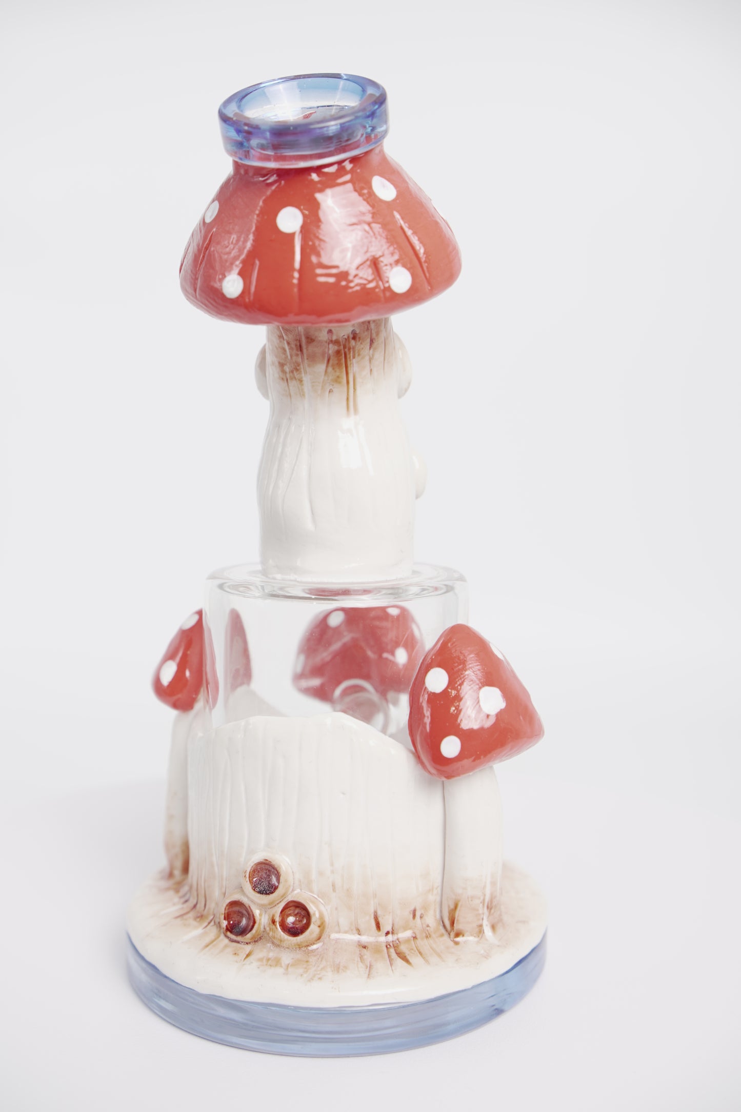 Water Pipe | Mushroom Skull Design | 6 Inch