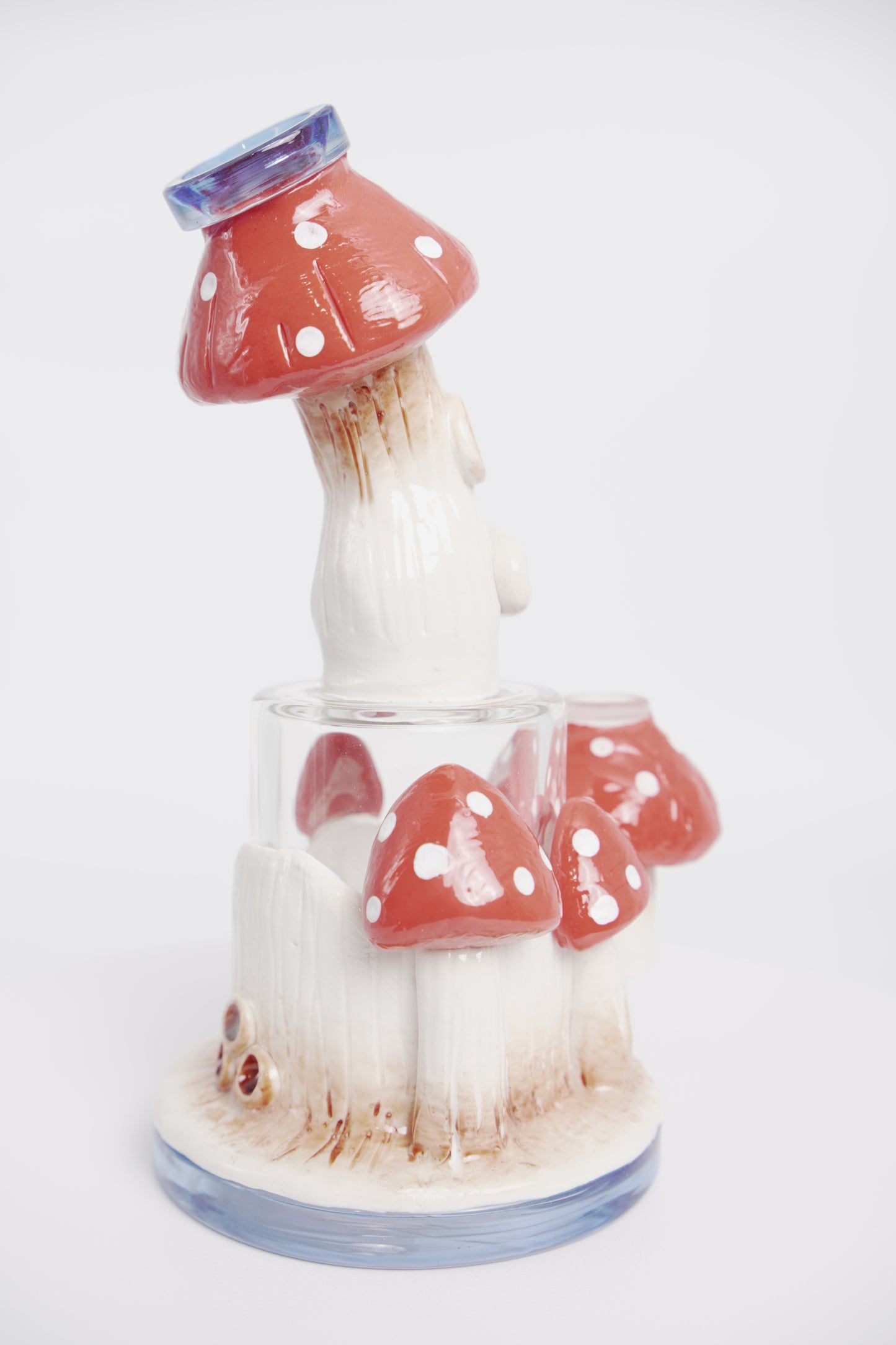 Water Pipe | Mushroom Skull Design | 6 Inch
