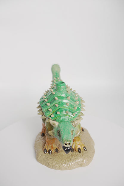 Water Pipe | Ankylosaurus Design | 10 Inch
