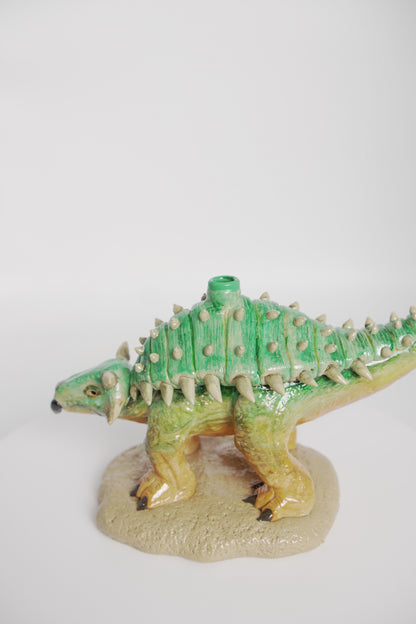 Water Pipe | Ankylosaurus Design | 10 Inch