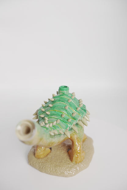 Water Pipe | Ankylosaurus Design | 10 Inch