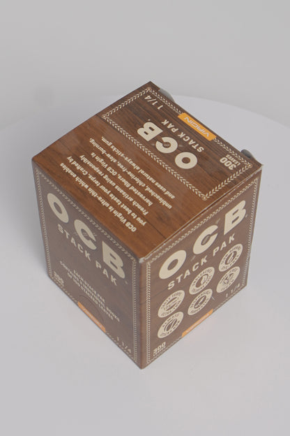 OCB Papers | Virgin | 1 1/4 Stack Pak | 12 x 300 Leaves