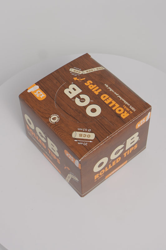 OCB Rolled Tips | Virgin | 20 x 25 Packs