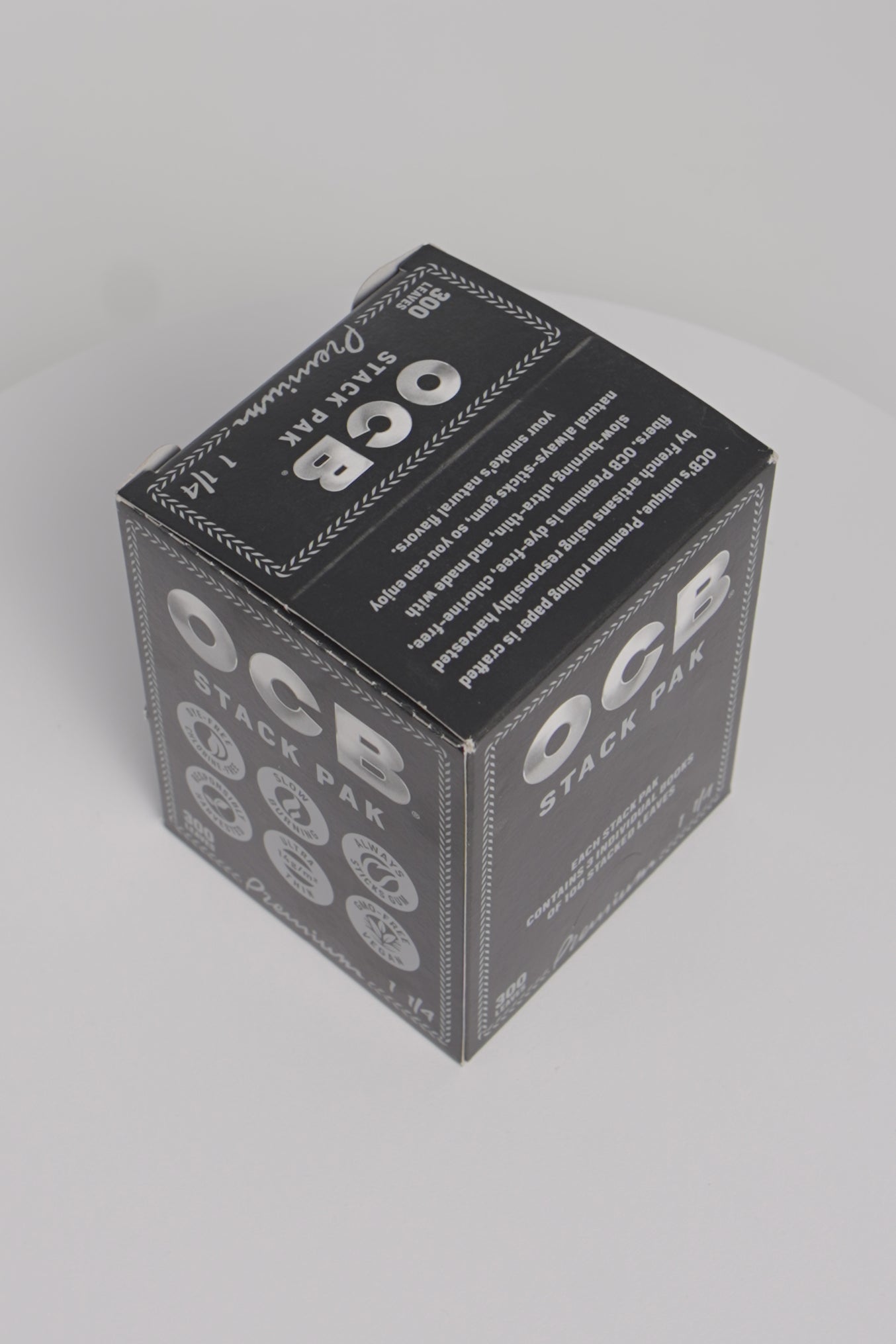 OCB Papers | Premium | 1 1/4 Stack Pak | 12 x 300 Leaves