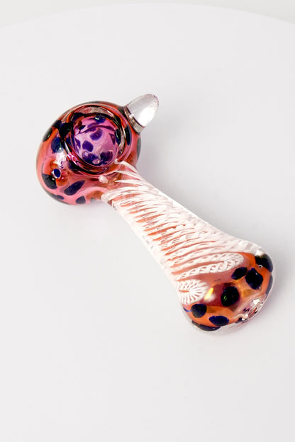 Spotted Spiral Hand Pipe | 4 Inch