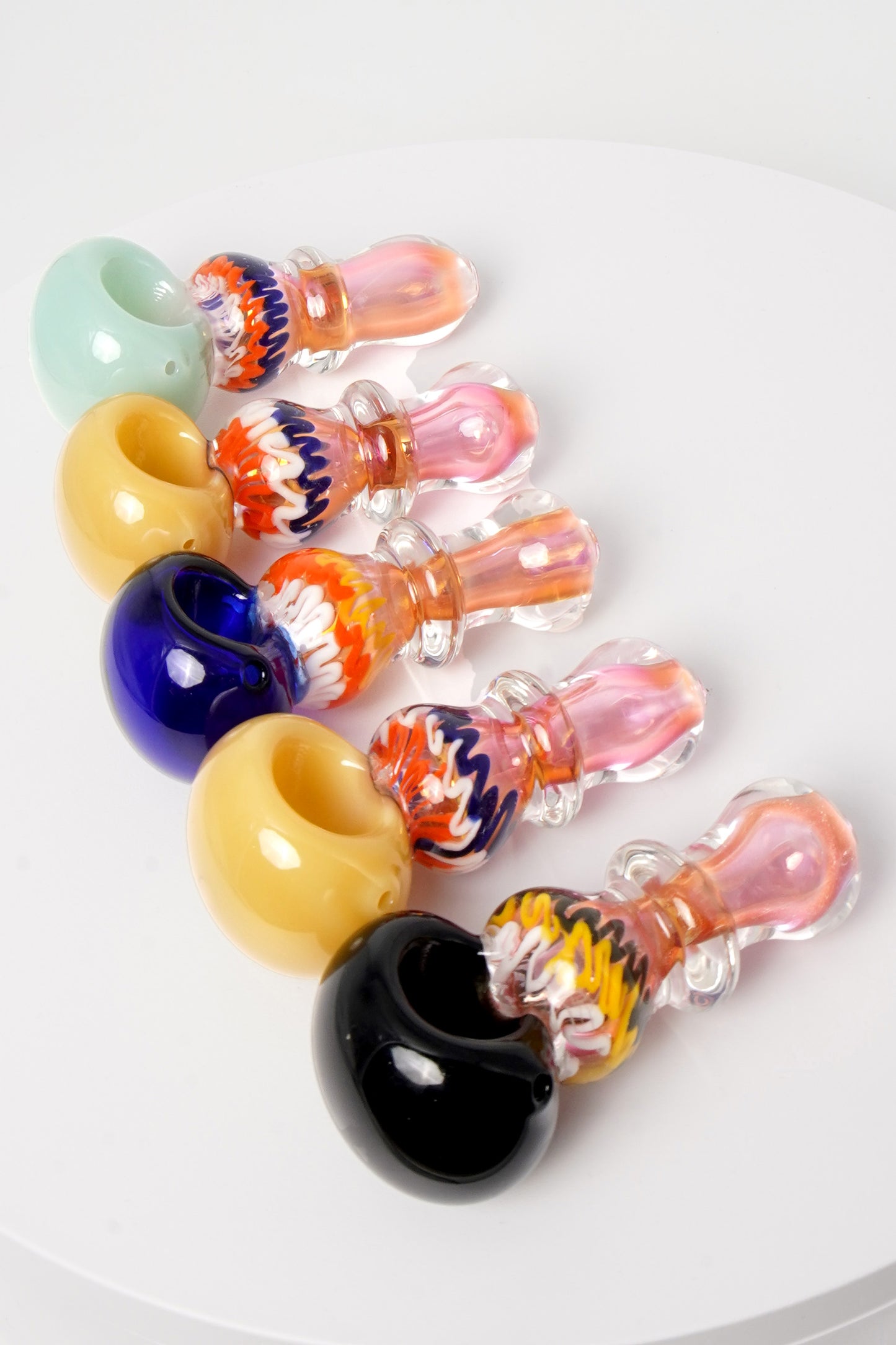 Colortube Spoon Pipe | 3 Inch | 5 Piece Pack