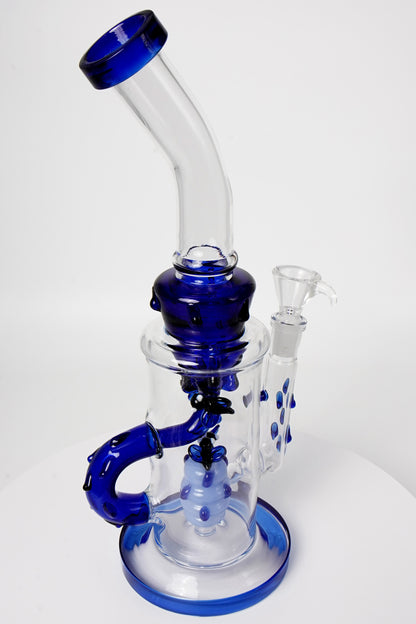 Glass Water Pipe | Bee Design | 12 Inch